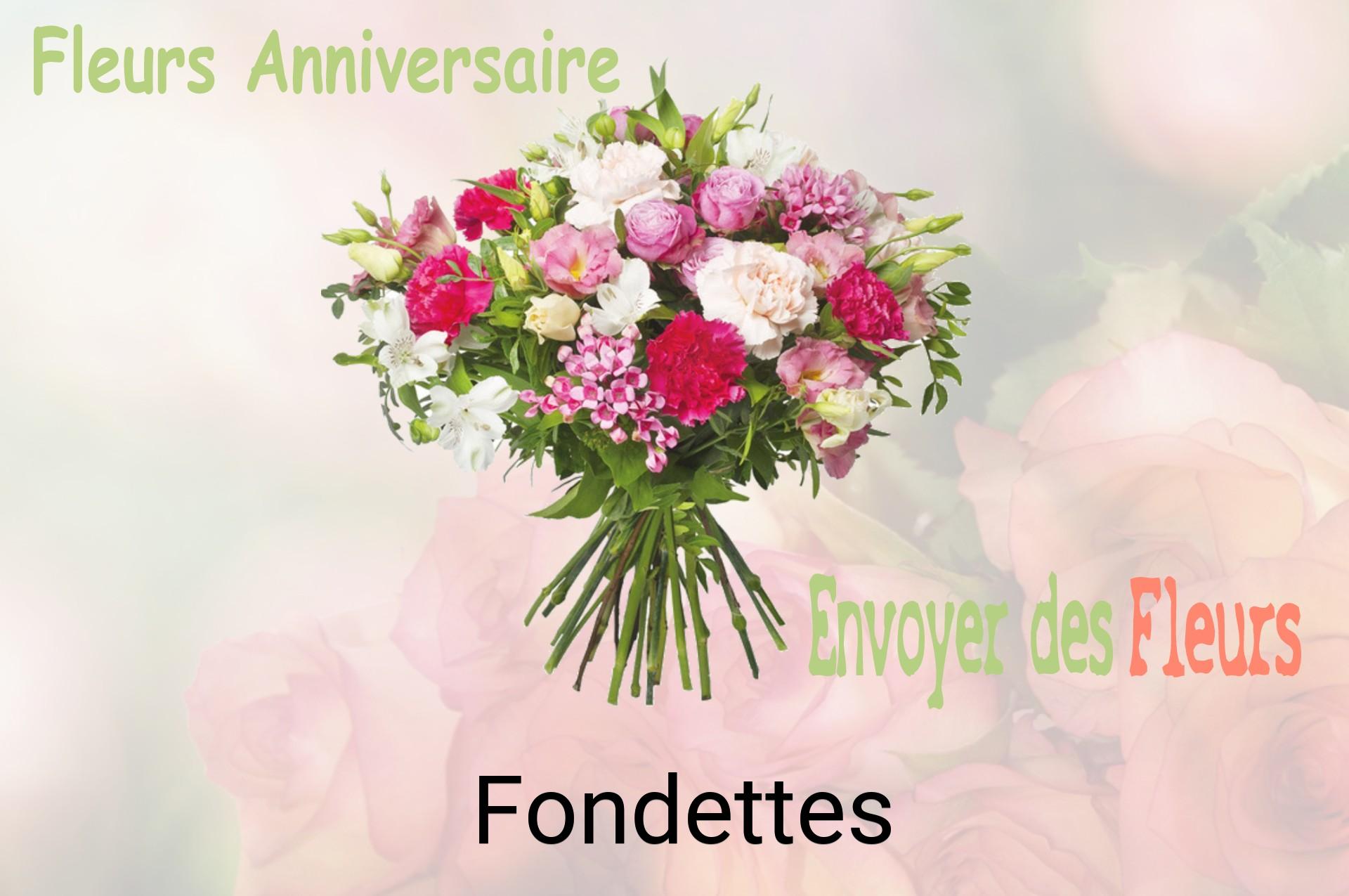 Bouquet de fleurs d’anniversaire livré à Fondettes